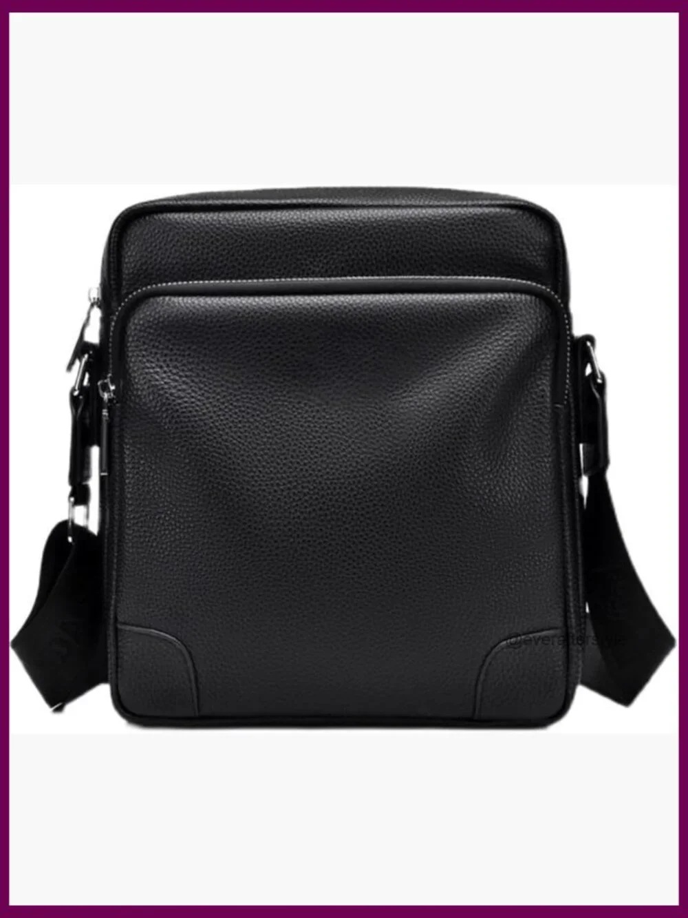 Genuine Leather Crossbody Bag Small Messenger Satchel for Work Travel